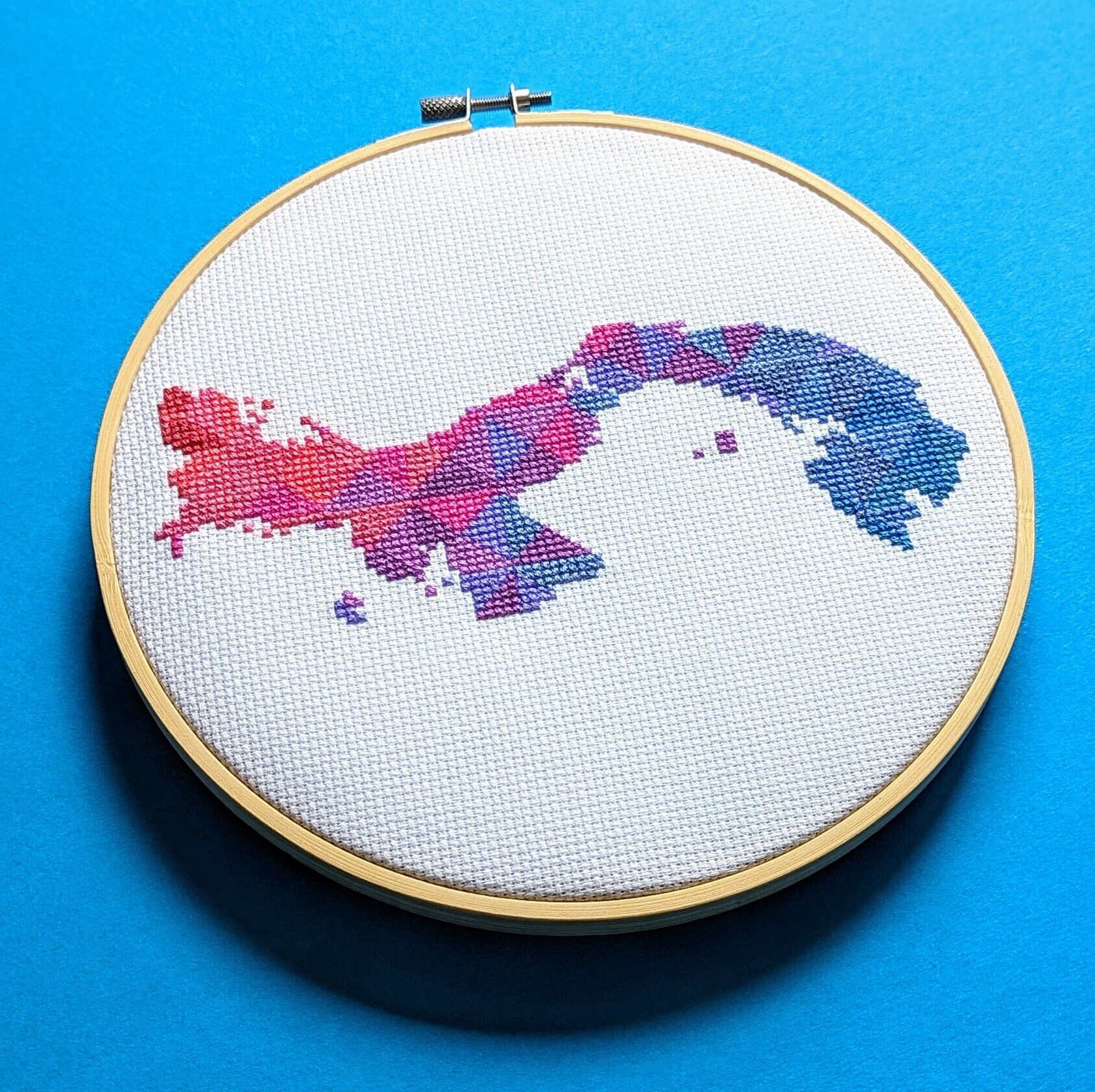 Panama Map Cross Stitch PDF Pattern. Modern Counted Xstitch Chart for ...