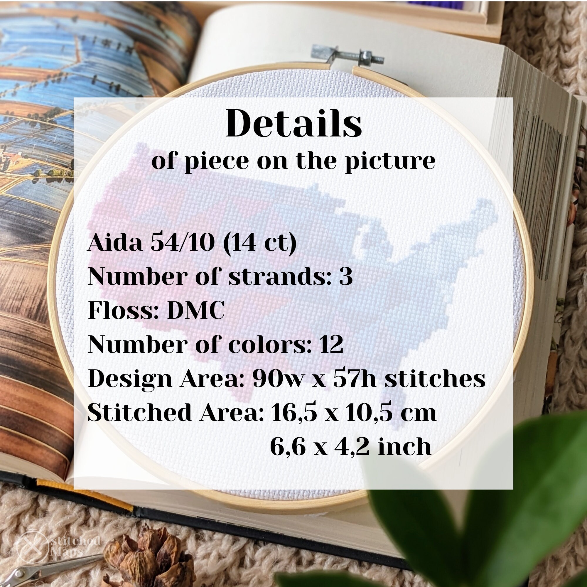 USA Map Shape Cross Stitch Pattern. United States of America Creation ...