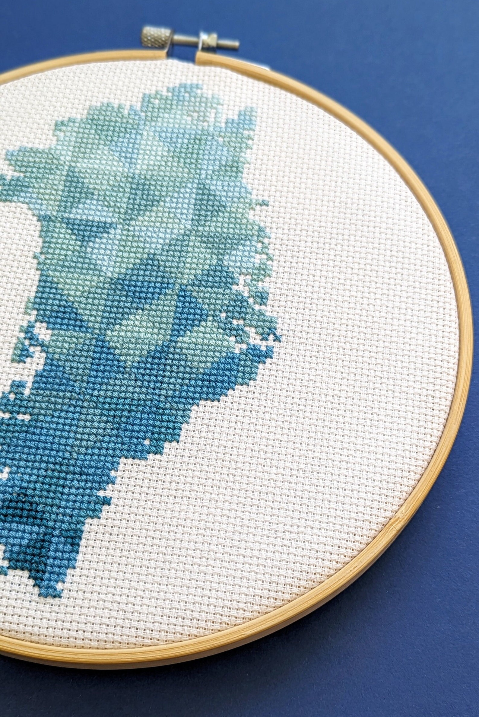 Greenland Map Cross Stitch Pattern. Modern Simple Xstitch PDF Chart ...