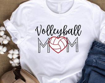 Volleyball Mom, Volleyball Heart SVG, PNG Files, #Volleyball Mom, Volleyball as a Heart
