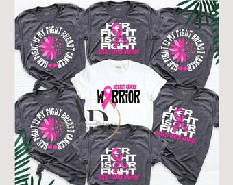Breast Cancer Awareness PNG, Breast Cancer Warrior PNG, Her Fight is Our Fight Svg, Breast Cancer Survivor Digital Download, Pink Ribbon PNG