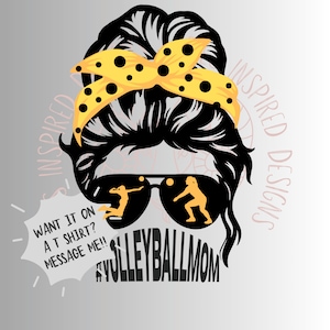 Volleyball Mom Messy Bun SVG,  #volleyballmom, Black and Gold, Volleyball Mom png, Volleyball mom SVG, Volleyball mom life, Volleyball SVG
