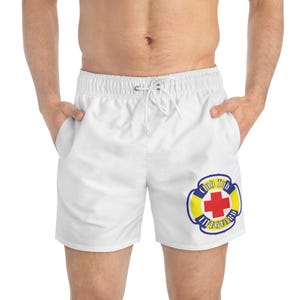 Club Wanne Rettungsschwimmer Badehose | Lustiges Hot Wanne Design, schnell trocknendes Polyester