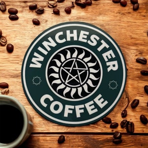Demon Hunter Coffee Wooden Coaster
