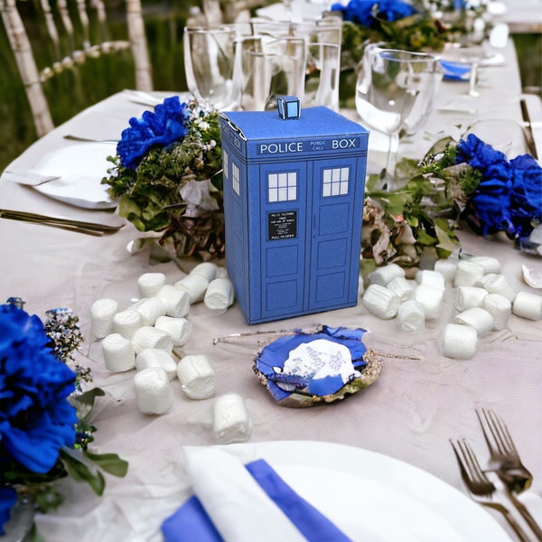 Set of 5 Dr Who Inspired Tardis Wedding/Party favours