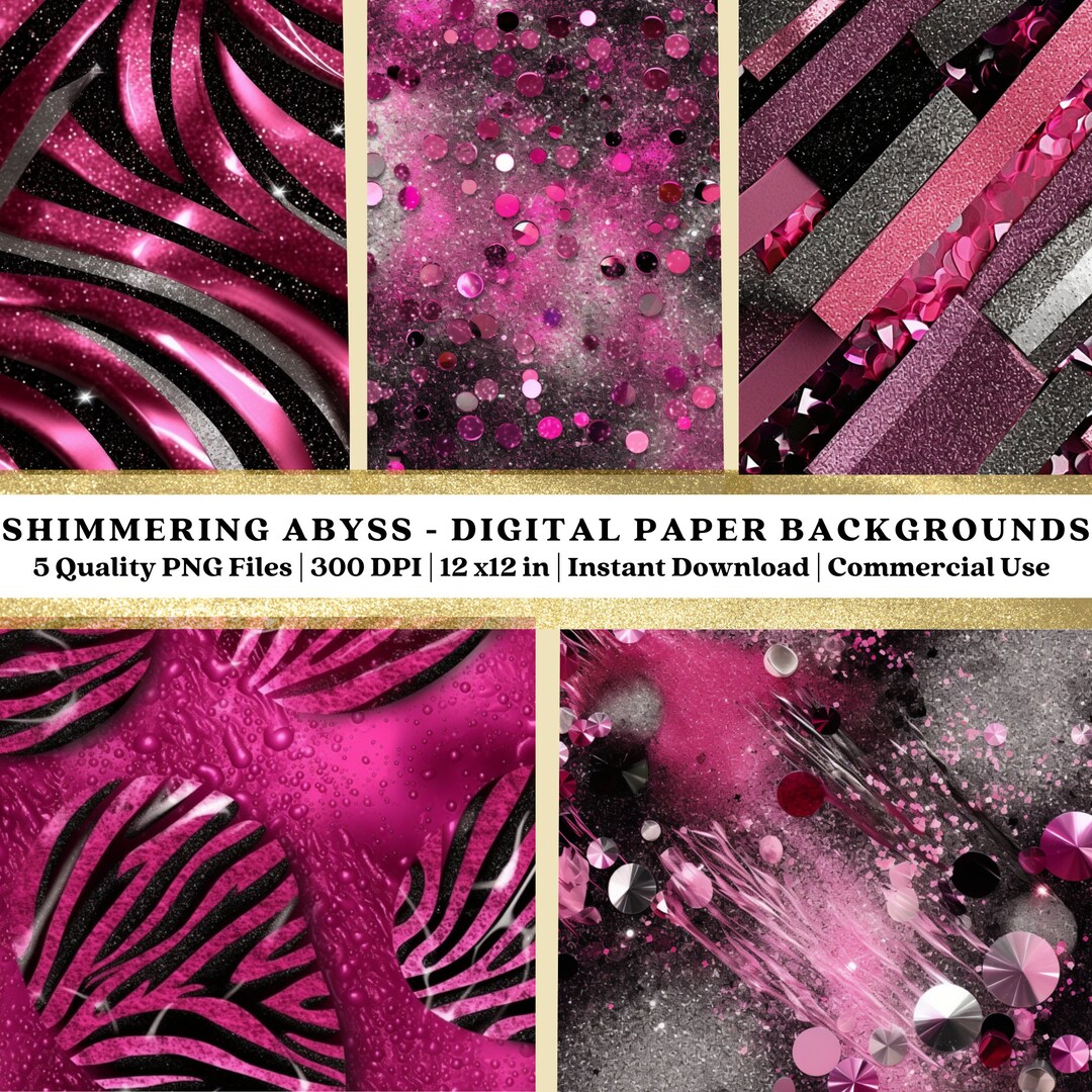 Shimmering Abyss Theme Beautiful Shimmer Background Digital