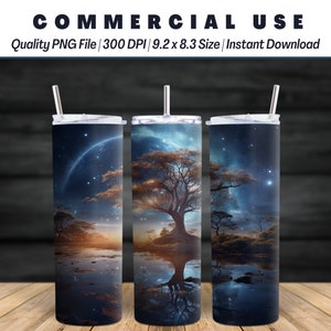 20oz koel astrale sfeer beker wrap | Hemelse inspiraties | Kosmische ontwerpen | Mystieke en etherische creaties| Reflecterend vijverontwerp
