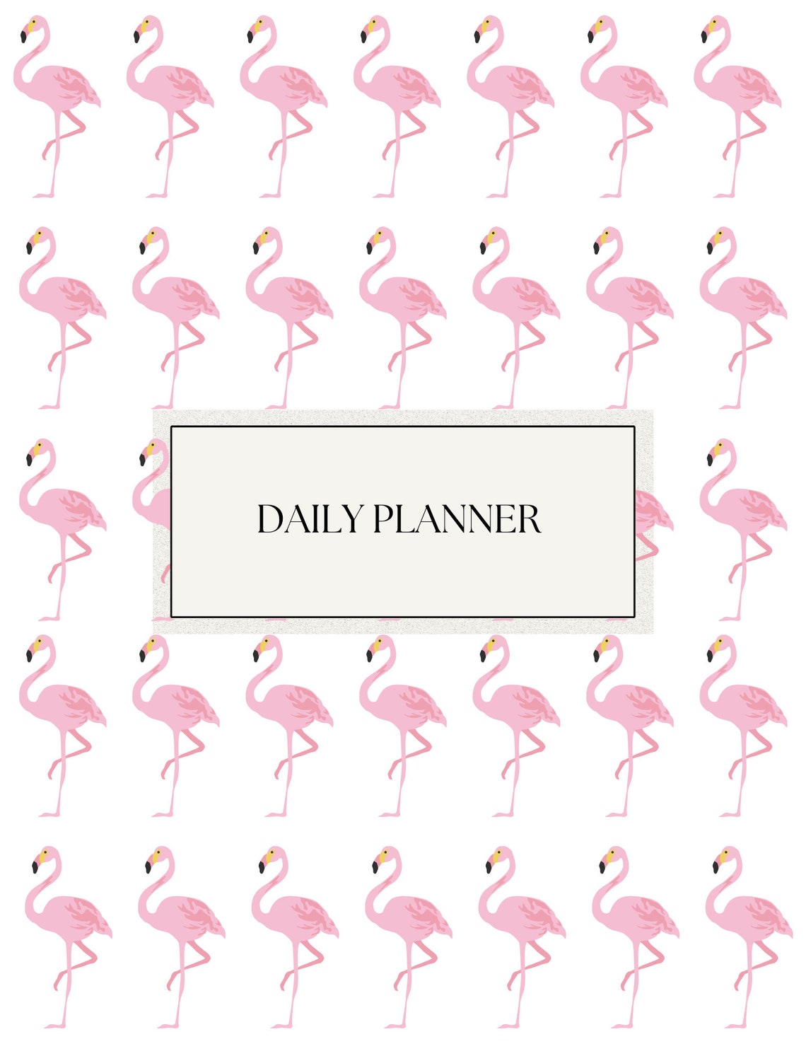 Printable Flamingo Planner - Etsy