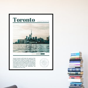 Digital Toronto Print, Toronto Wall Art, Toronto Poster, Toronto Photo, Toronto Poster Print, Toronto Wall Decor, Canada Print