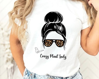 Crazy Plant Lady- Unisex Heavy Cotton Tee.