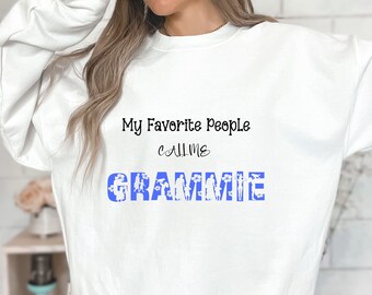 My Favorite People call Me Grammie- Unisex Heavy Blend Crewneck Sweatshirt