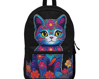 Floral Cat Backpack