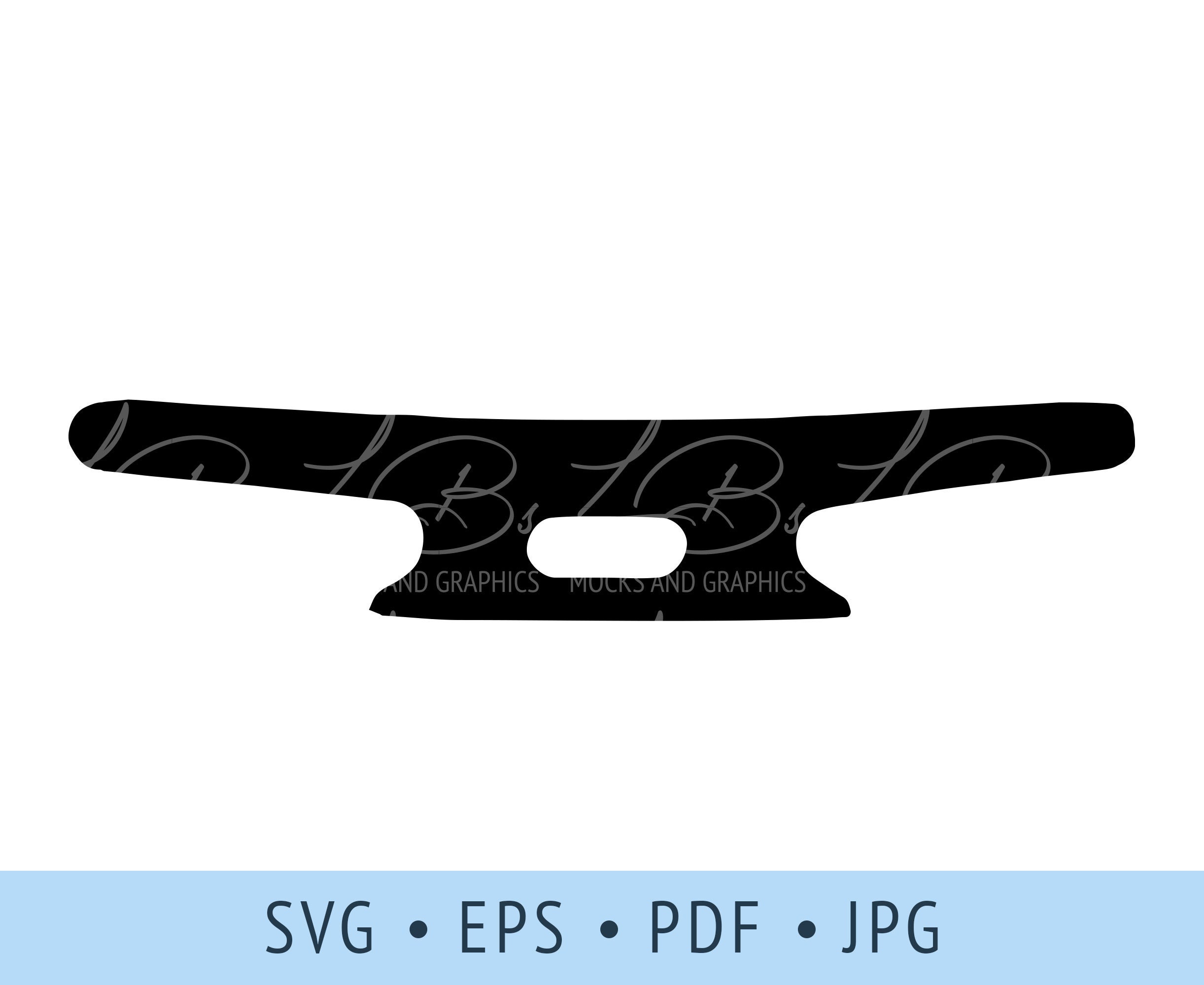 Nautical Cleat SVG Nautical Cleat Clip Art - Etsy
