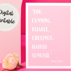 Leslie Knope elogia la tarjeta divertida del día de Galentines, tarjeta de Galentines, fiesta de Galentines, imprimible de Galentines, parques y recreación, regalo de Galentines