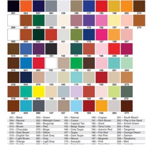 以下が含まれることがあります： 10行11列の異なる色の正方形で構成されたカラーチャート。各正方形には番号が付けられています。チャートには、黒、白、茶色、赤、緑、青、黄、オレンジ、ピンクなど、さまざまな色が含まれています。