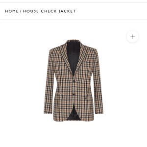 vintage Daks London House check jacket