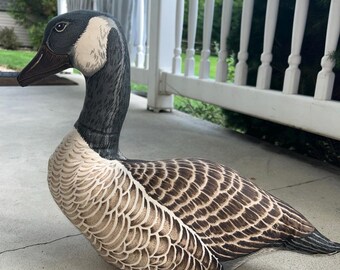 Vintage Stanstead Walnut Goose Decoy, Signed Folk Art, 16.5” - Etsy