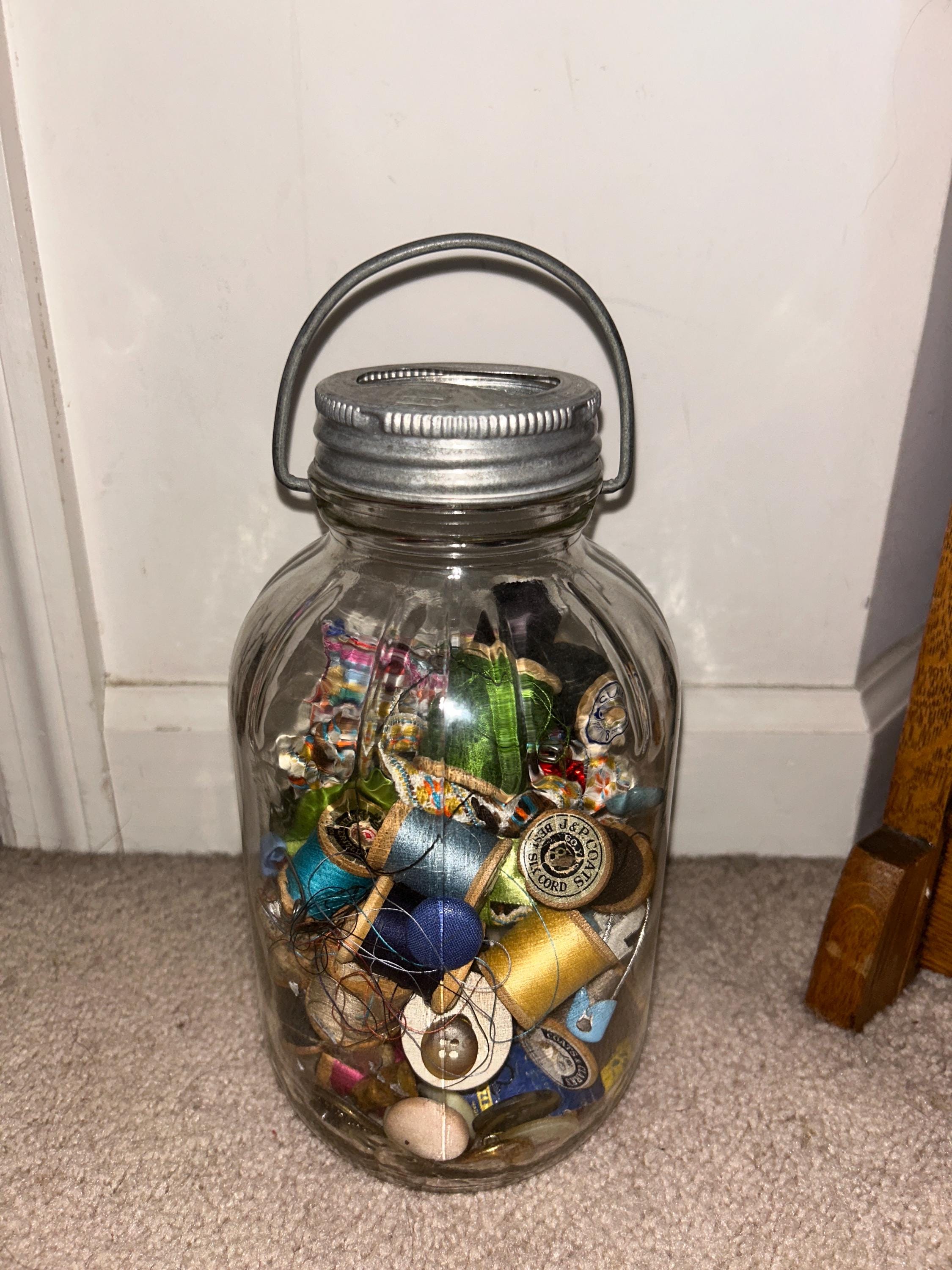 ヴィンテージ ガラスジャー オーストラリア製 MASON Airtite 2個 Vintage 2 Qt Mason Jar - Etsy