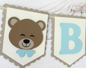 Teddybär Geburtstag Banner Teddy Bär Dekorationen Bären erste Geburtstag Dekor Bären ein Banner Junge Bären Dekorationen Bär Teddybär Party