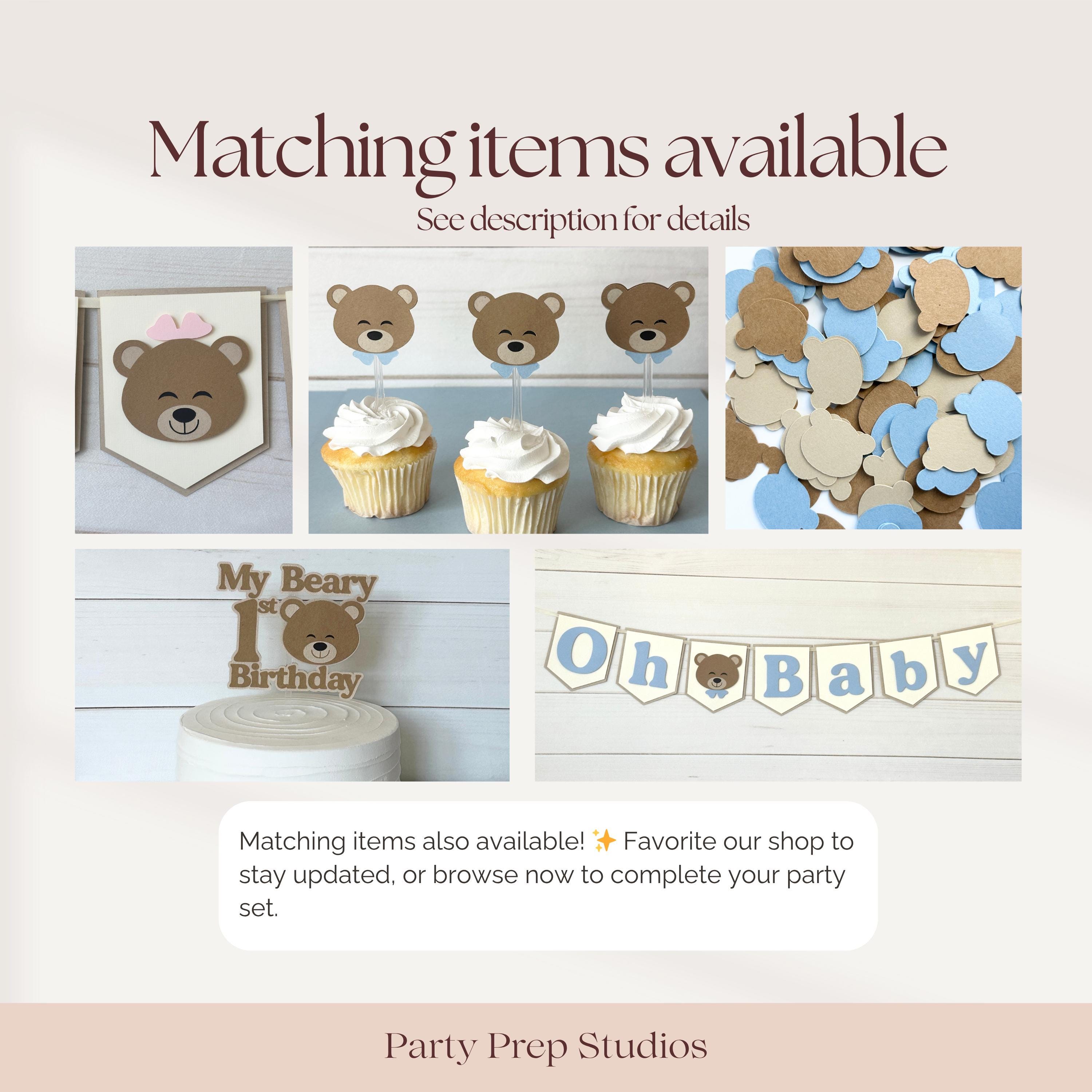Teddy Bear Confetti, Bear Confetti, Teddy Bear Party Decorations, Bear