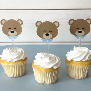 Toppers per cupcake a tema orsetto orsetto una festa a tema orsetto primo compleanno toppers per cupcake il mio orsetto prima festa di compleanno decorazione orso