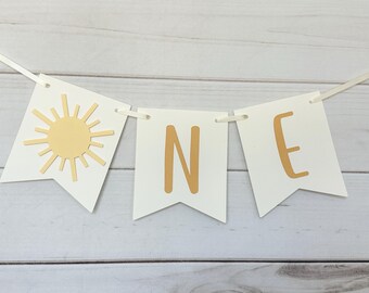 Banner de trona con forma de sol, decoraciones para el primer cumpleaños con forma de sol, decoración de fiesta con forma de sol, tú eres mi sol, pancarta de cumpleaños con forma de sol boho, pancarta de sol boho