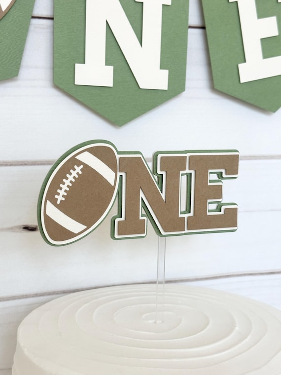 football cake topper football first birthday cake topper first down birthday decor football birthday decorations first year down cake topper