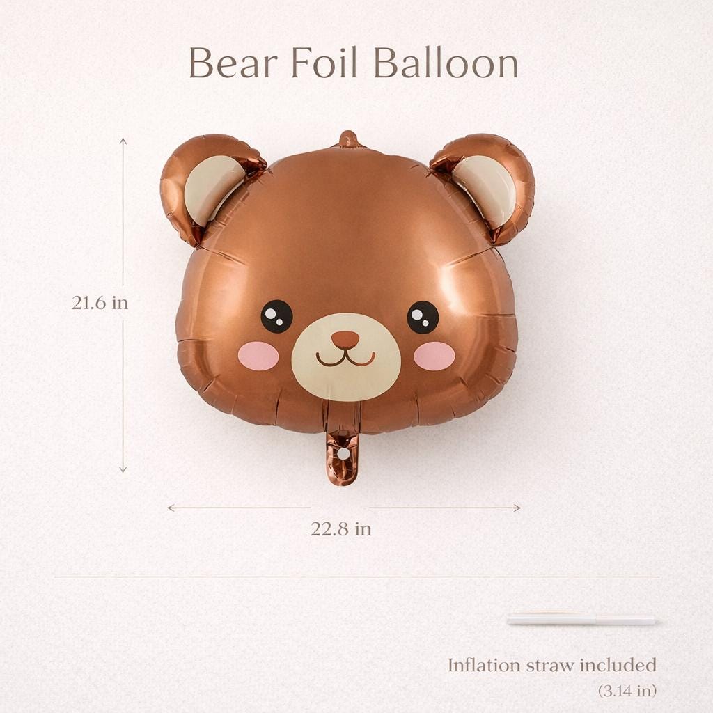 Teddy Bear Balloon Bouquet Beary First Birthday Balloon Bear Balloons ...