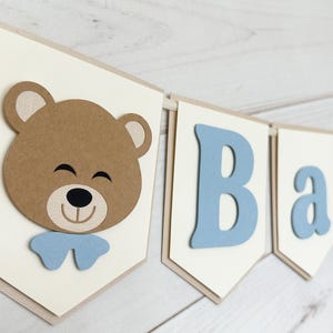 teddy bear banner we can bearly wait baby shower banner teddy bear garland gender reveal banner teddy bear baby shower decor oh baby banner