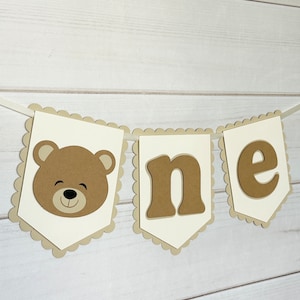 Teddy bear one highchair banner teddy bear party decor bear smash cake banner bearly one highchair banner bear garland teddy bear birthday