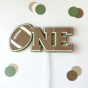 Football High Chair Banner football First Year Down banner Little MVP party theme Tailgate First Birthday Garland football smash cake banner