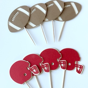 football cupcake toppers football first birthday cake topper first down birthday decor football birthday decorations first year down