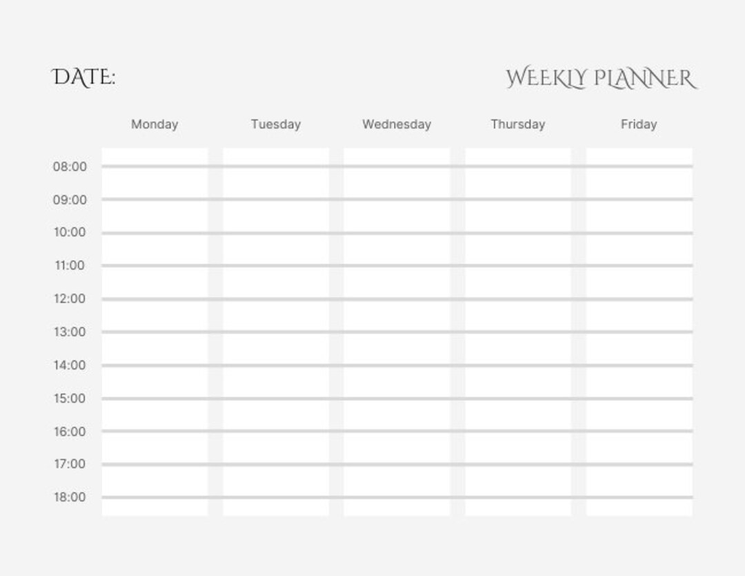 Daily to Do Printable List, Instant Download, Daily Planner, Daily ...