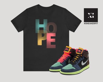HOPE T-shirt, Shirt to Match Jordan Bio Hack Sneakers, Baroque