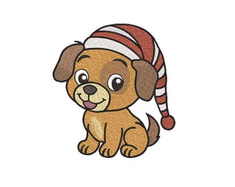 Sleepy Puppy Embroidery Design: Adorable Machine Embroidery (Digital File)