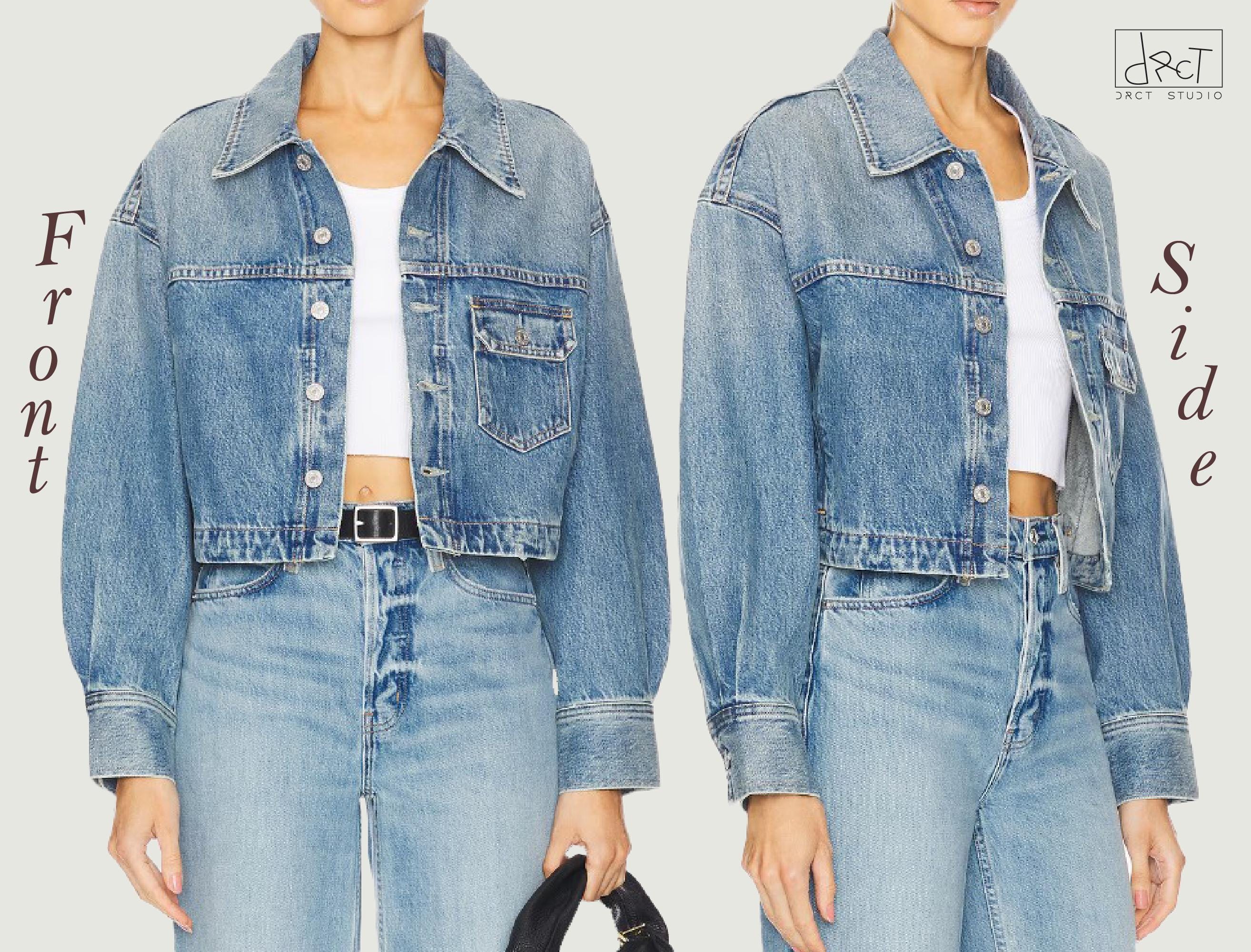 Simple Box Jacket Pattern Women’s Boxy Crop Jacket | PDF Sewing Pattern | XXS–3XL | A4 / A0 ...