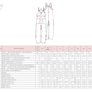 Women's Jumpsuit PatternWomen's Romper PatternHoodie Overall patternRelaxed fitLoose trousersPDF A4Instant downloadXXS-4XL image 4