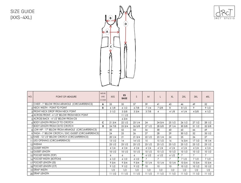 Modello tuta da donna/Modello pagliaccetto da donna/Modello generale di felpa con cappuccio/Vestibilità comoda/Pantaloni larghi/PDF A4/Download istantaneo/XXS-4XL immagine 4