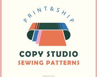 Print Sewing Pattern | Large Format Physical Paper Copy| Printing & Shipping