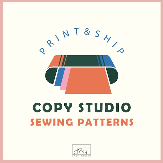 Print Sewing Pattern | Large Format Physical Paper Copy| Printing & Shipping