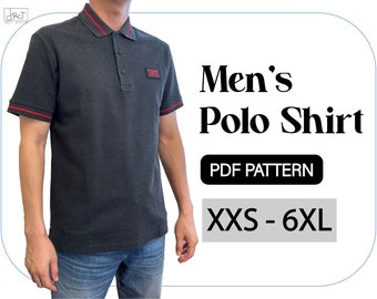 XXS-6TG | Polo classique pour homme | PDF numérique