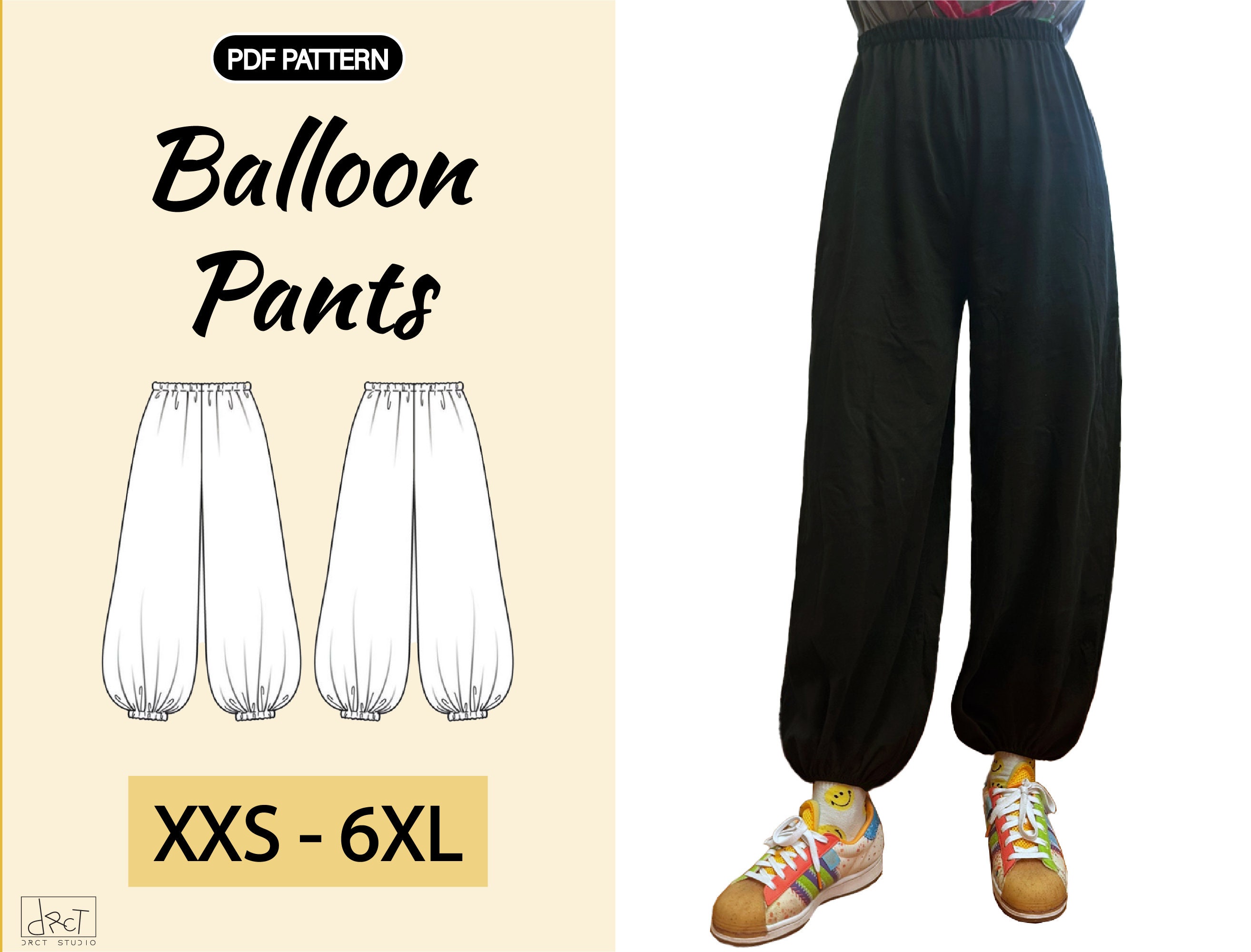 Aggregate 82+ balloon trouser pattern best in.duhocakina