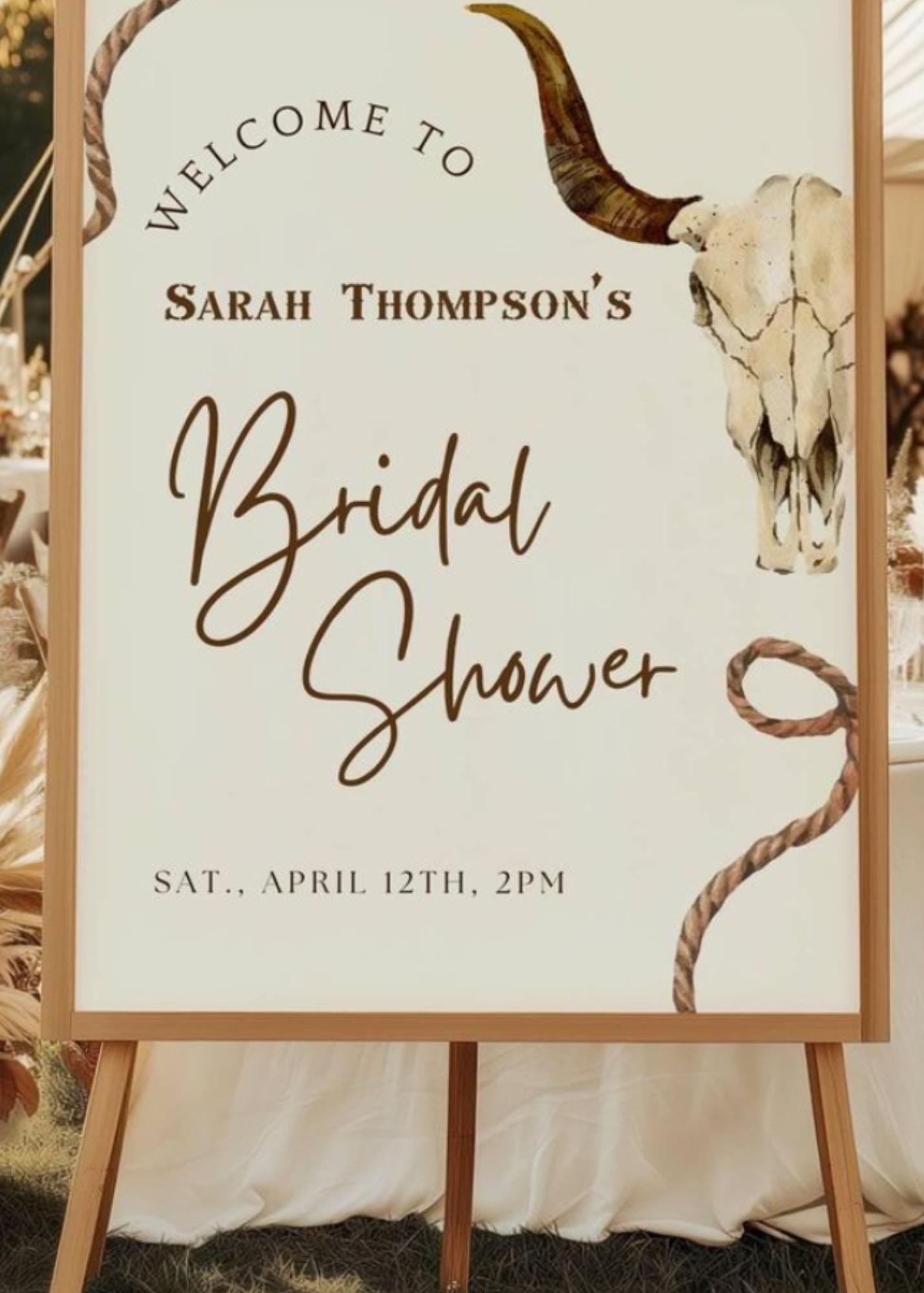 Same Cowboy Forever Bridal Shower Invitation | Western Country Bridal ...