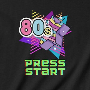 80s Theme/Day - Kids Heavy Cotton Tee, Youth XS - XL