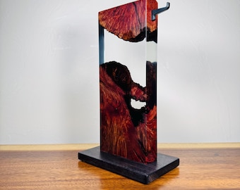 Headphone Stand #318-Manzanita Burl