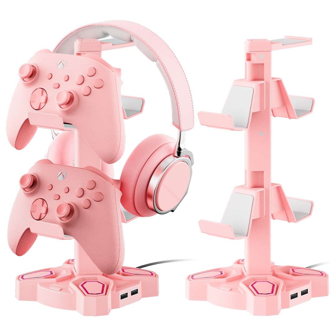 professional-gamers-headphone-pink-stand-led-illuminated-rgb-etsy