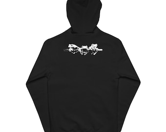 frogs - Unisex fleece zip up hoodie