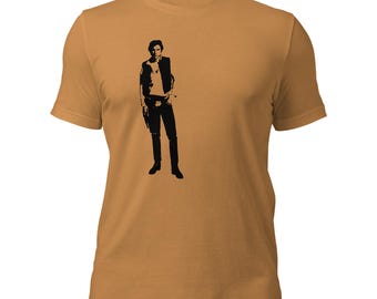 Camiseta vintage de Han Solo de Star Wars / Rebelión / Camiseta gráfica