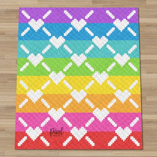 Alphabet Blanket ABC Letters C2c Crochet Pattern Crochet C2c Etsy