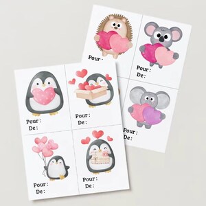 FRANÇAIS - Saint-Valentin - PDF à imprimer